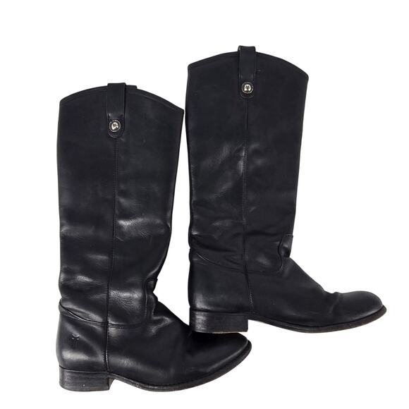 Frye Melissa 2 Button Knee High Extended Calf Riding Boot Old Money Equestrian - Picture 1 of 7